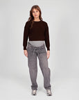 Kate Tapered fit | Grey Denim
