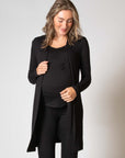 Strickjacke Straight | Schwarz