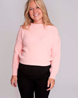 Strick-Crop | Blush
