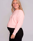 Strick-Crop | Blush