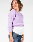 Strick Cropped | Flieder