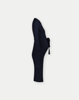 Dress Knit Belt long Sleeves | Navy Blue