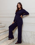 Pants Knit | Navy Blue