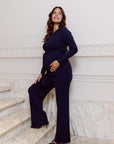 Pants Knit | Navy Blue