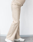 Pants Julia Cotton Wide leg | Sand