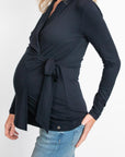 Blouse Long Sleeves EcoVero | Black