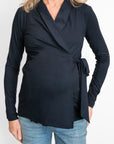 Blouse Long Sleeves EcoVero | Navy
