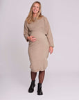 Dress Twinset + Cropped Sweater | Sand