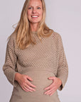 Dress Twinset + Cropped Sweater | Sand
