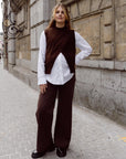 Jeans Wide Leg B999Jill 34 | Brown