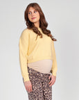 Knit Cropped | Soft Yellow