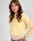 Knit Cropped | Soft Yellow