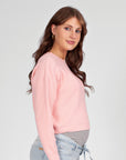 Knit Cropped | Peach