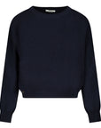 Knit Cropped | Navy Blue