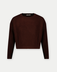 Knit Cropped | Brown