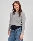 Knit Cropped | Grey