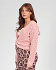 Cardigan | Pink