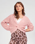 Cardigan | Pink