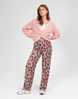 Pants | AOP Pink Leopard