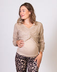 Cardigan Wrap Ajour | Sand