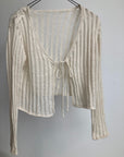 Cardigan Wrap Ajour | Sand