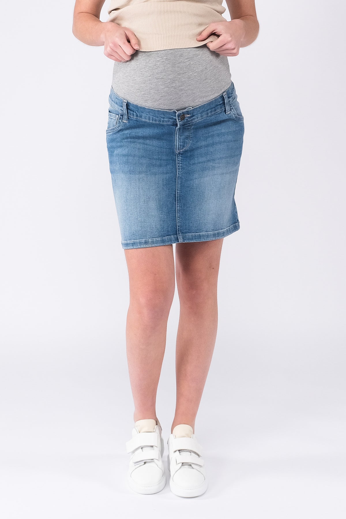 Jeans Skirt Denim | Stone Wash