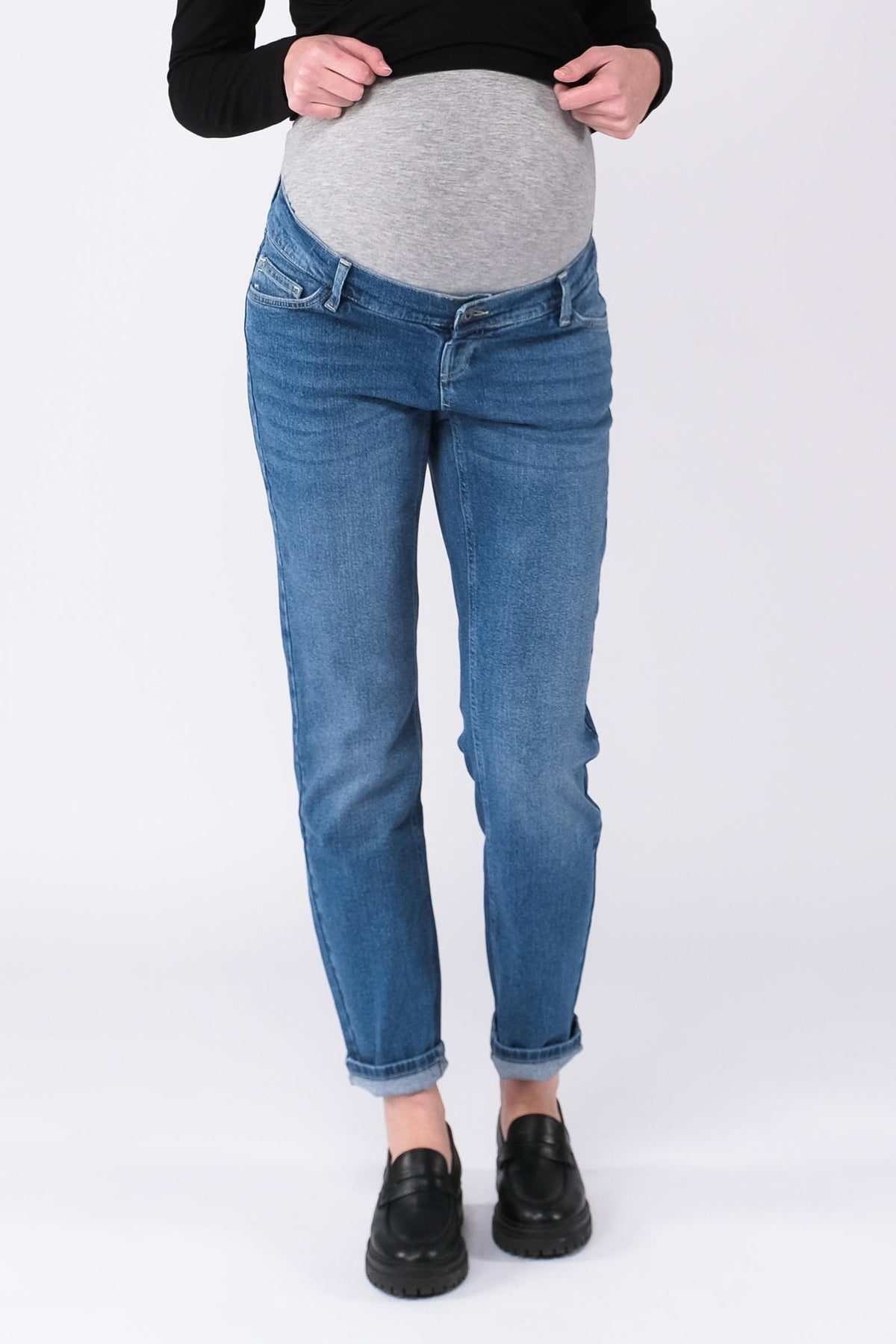 Jeans Norah Sustainable 32" Mom Fit | Stone Wash