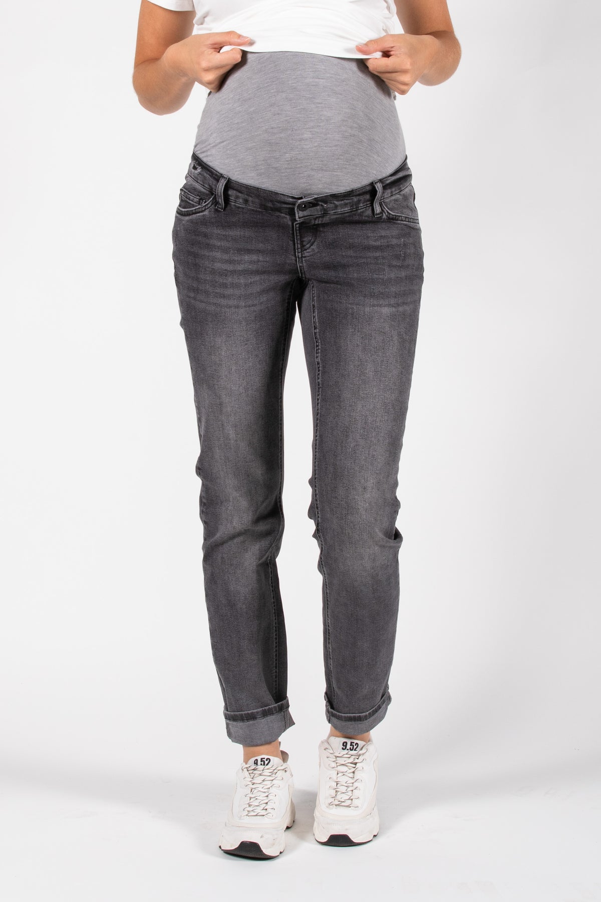 Jeans Norah 32" Mom Fit | Charcoal