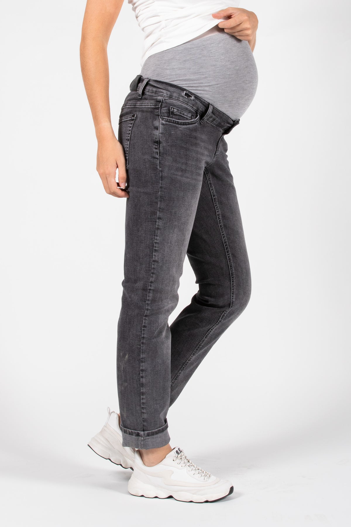 Jeans Norah 32" Mom Fit | Charcoal