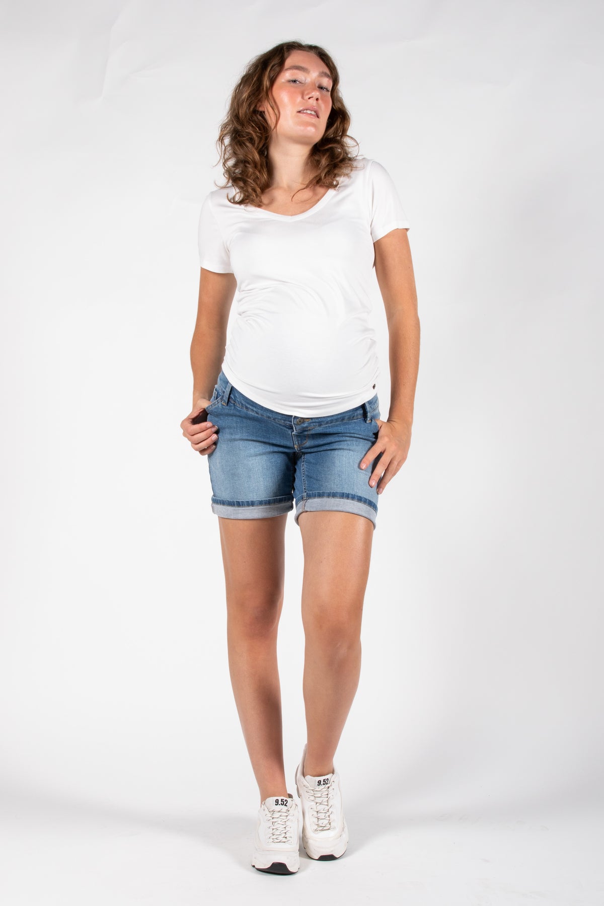 Jeans short Long | Stone Wash
