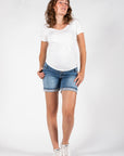 Jeans short Long | Stone Wash