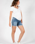 Jeans Shorts Long | Stone Wash