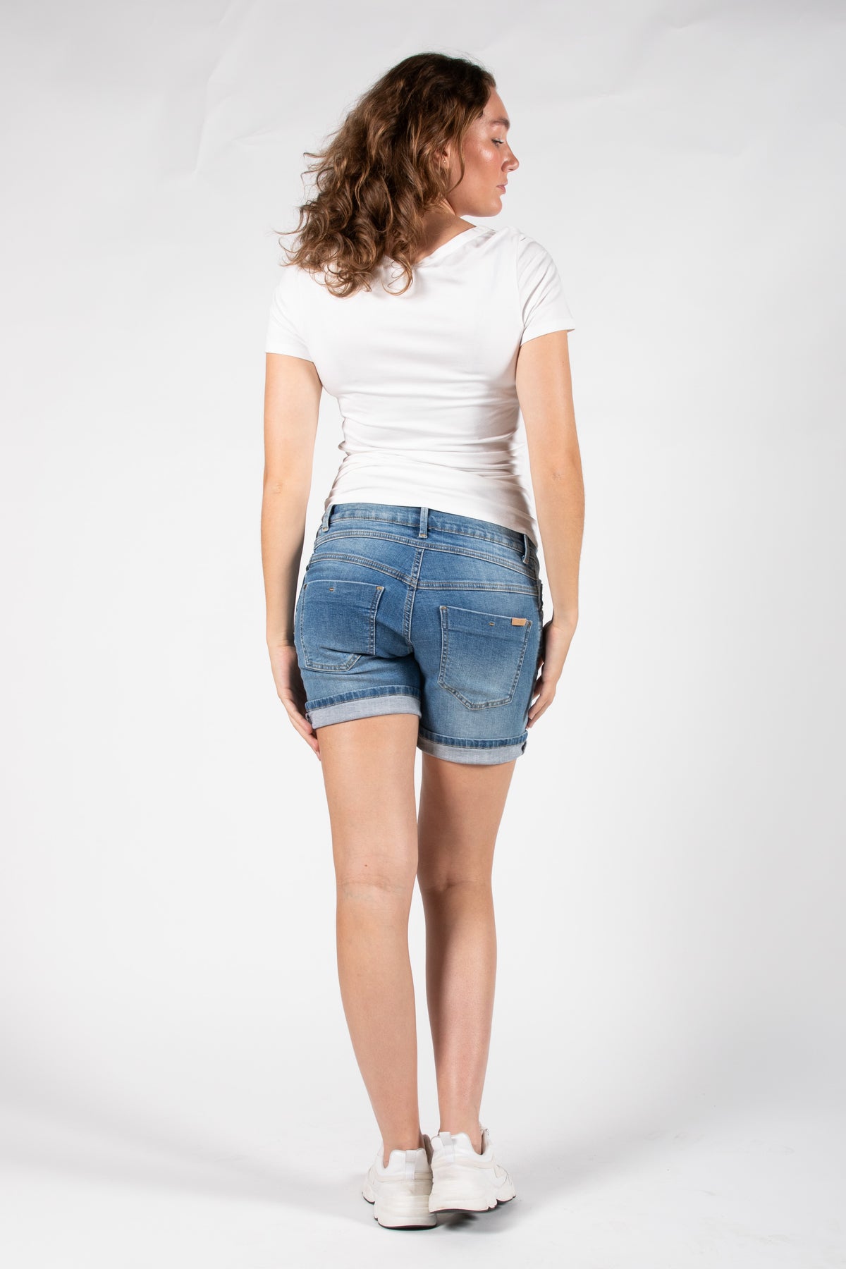 Jeans short Long | Stone Wash