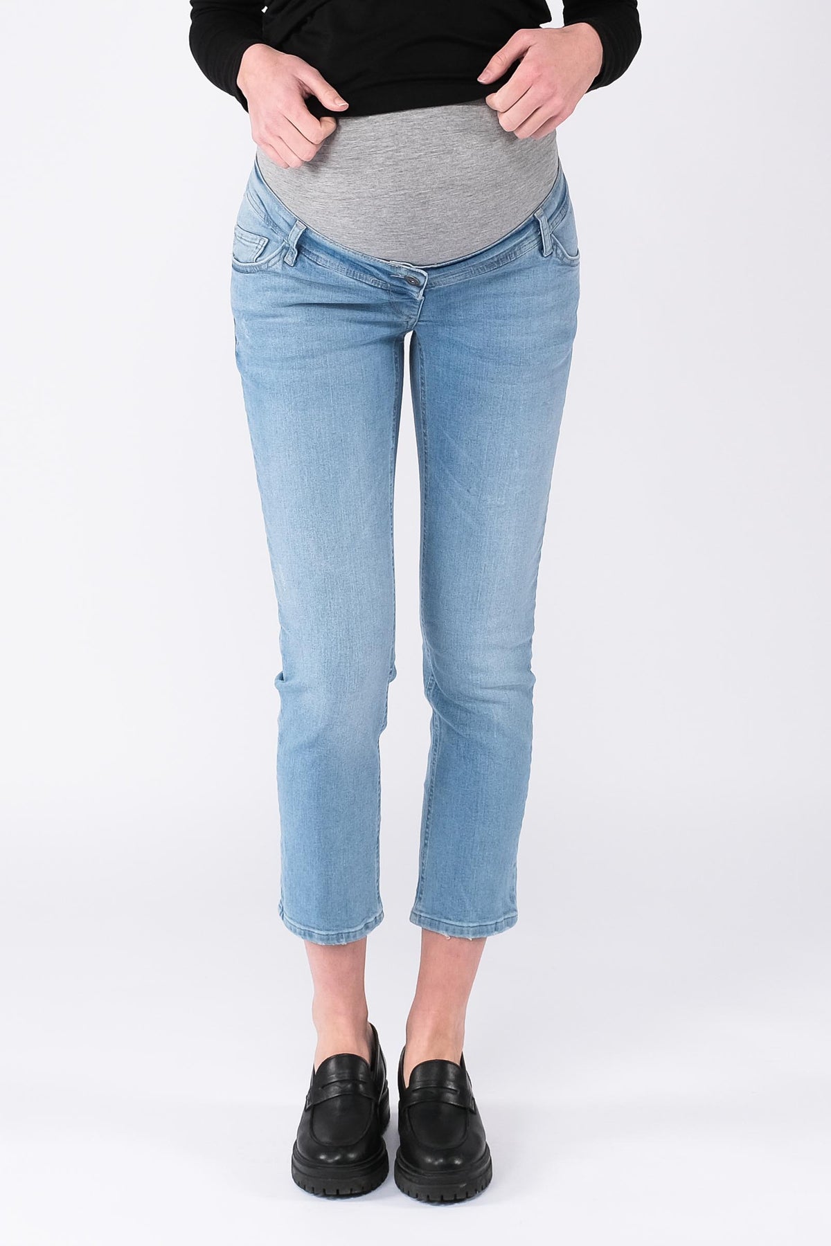 Jeans Straight Ankle | Light Wash