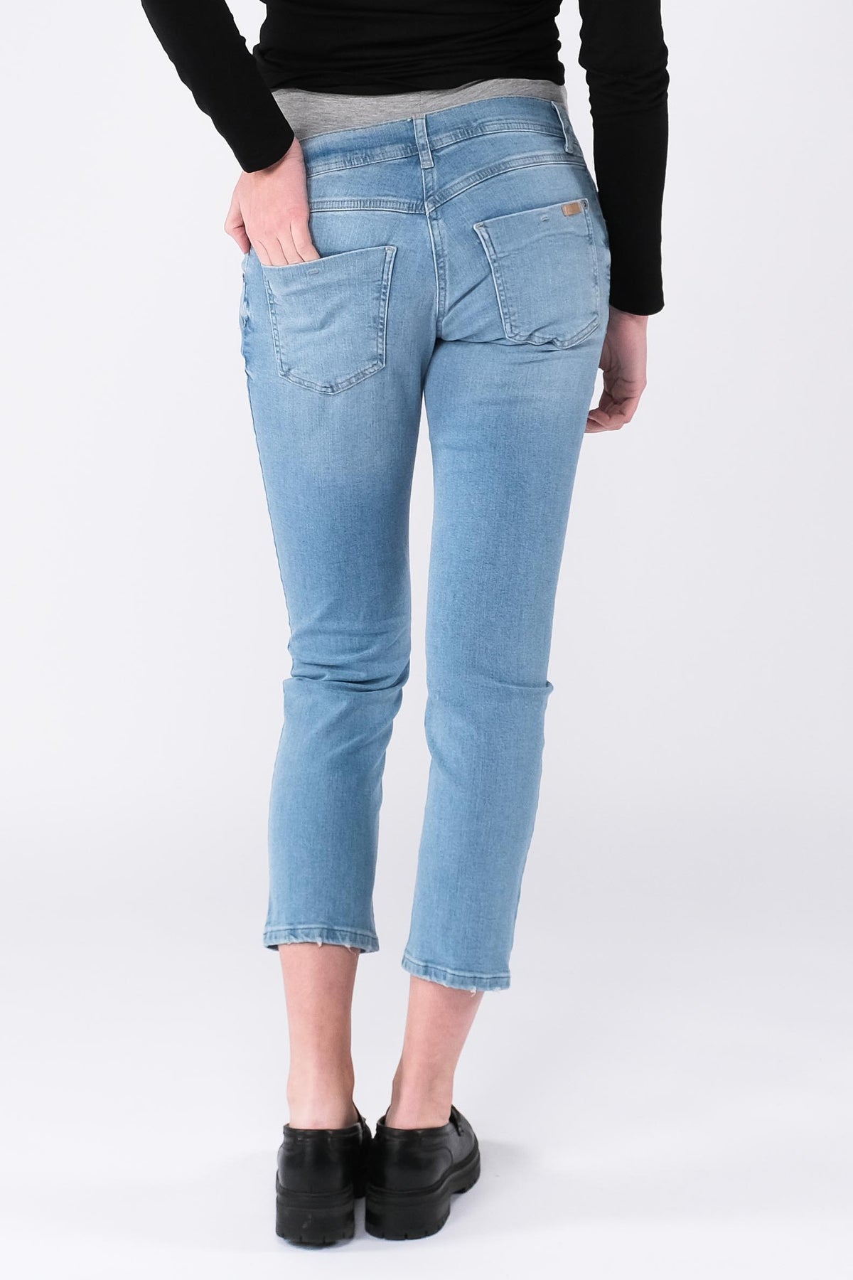Jeans Straight Ankle | Light Wash