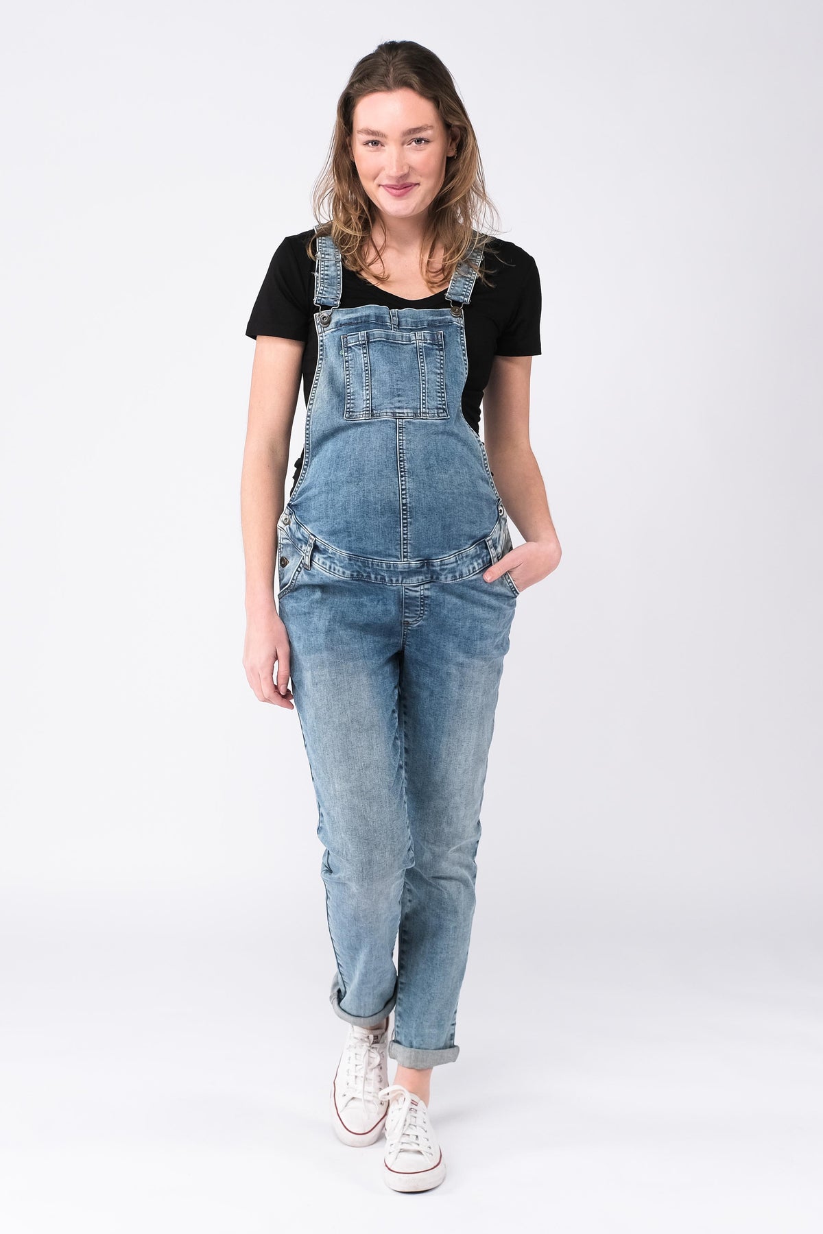 Jeans Salopette Sustainble | Stone Wash