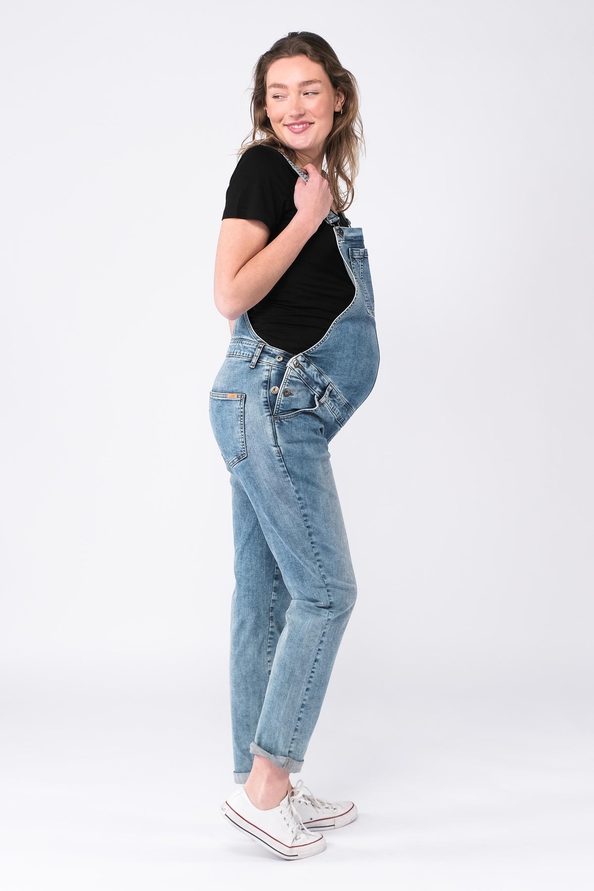 Jeans Salopette Sustainble | Stone Wash