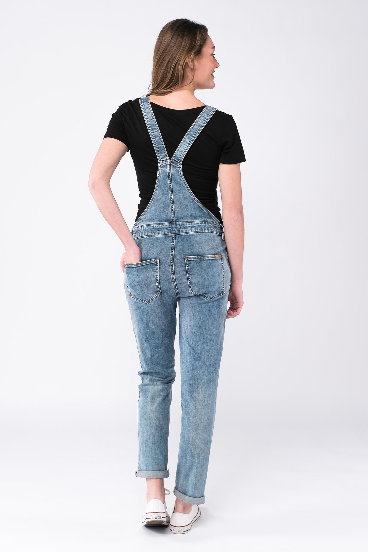 Jeans Salopette Sustainble | Stone Wash
