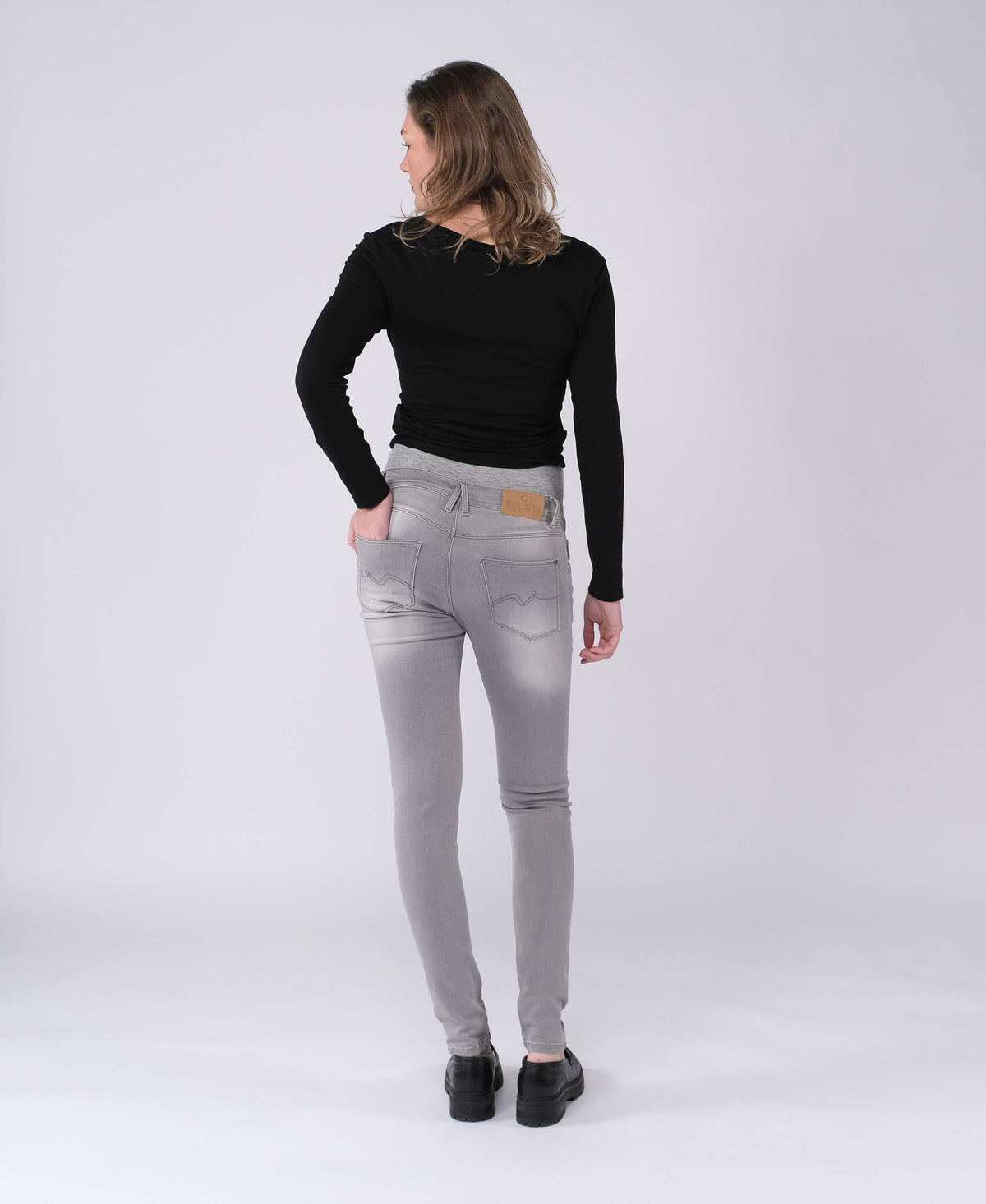 Sophia Skinny Fit | Grey Denim
