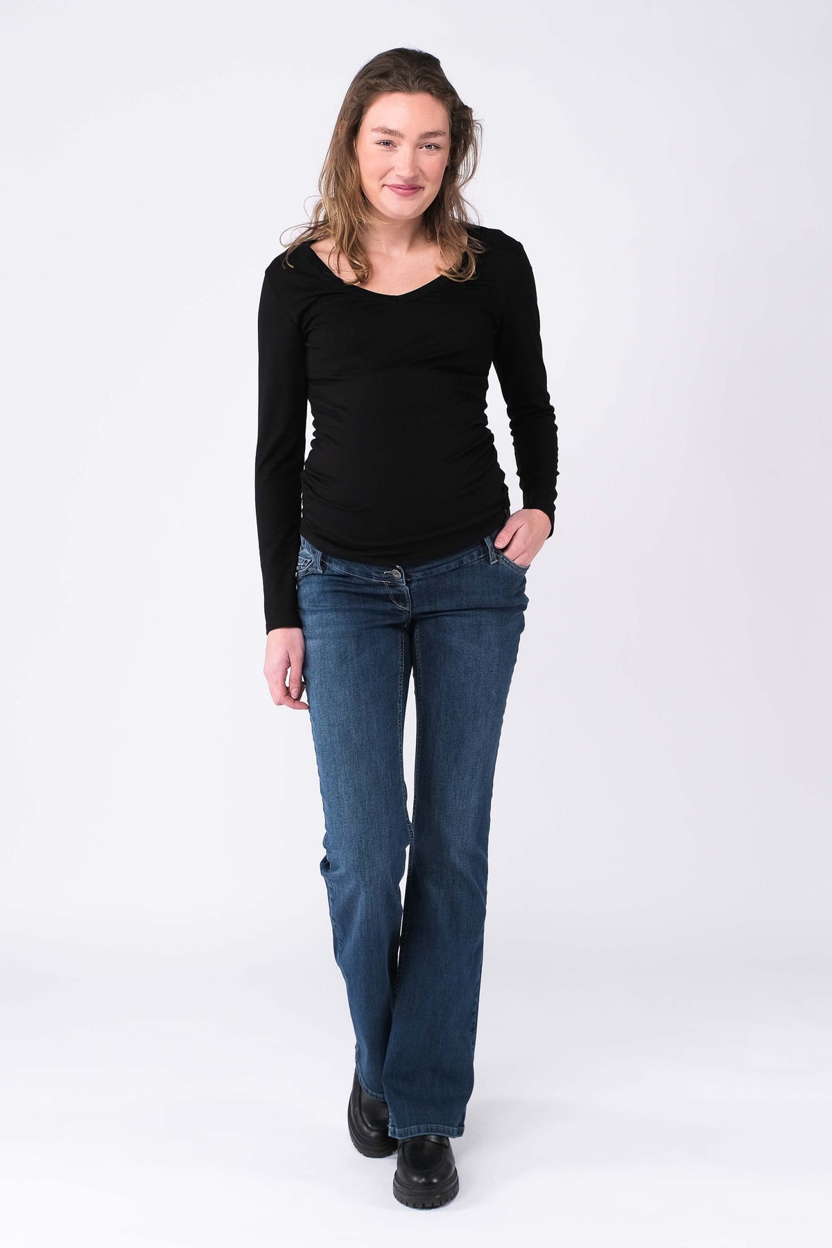 Judy Flared Fit | Stone Wash
