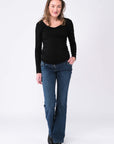 Judy Flared Fit | Stone Wash