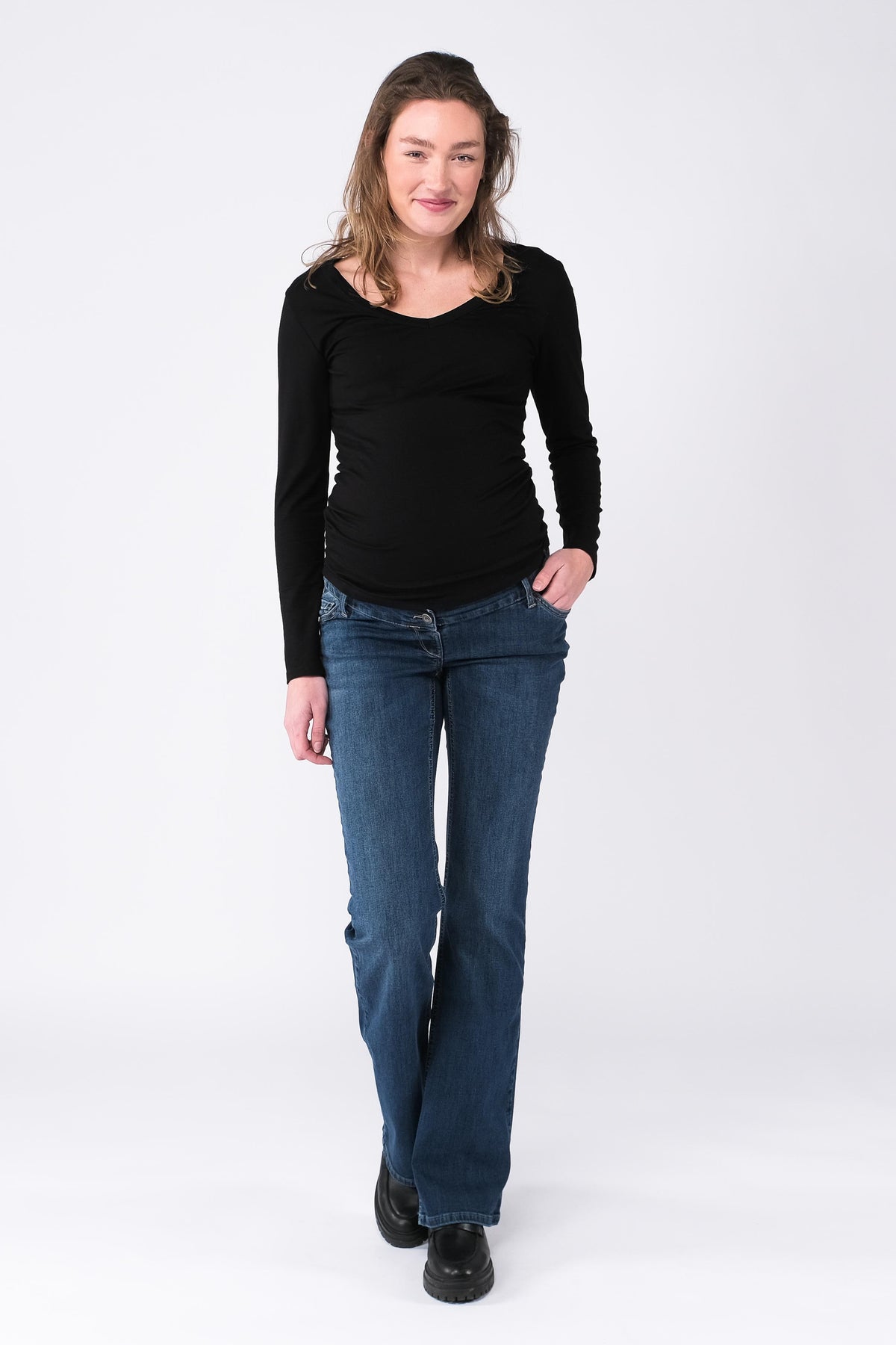 Judy Flared Fit | Stone Wash