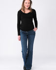 Judy Flared Fit | Stone Wash