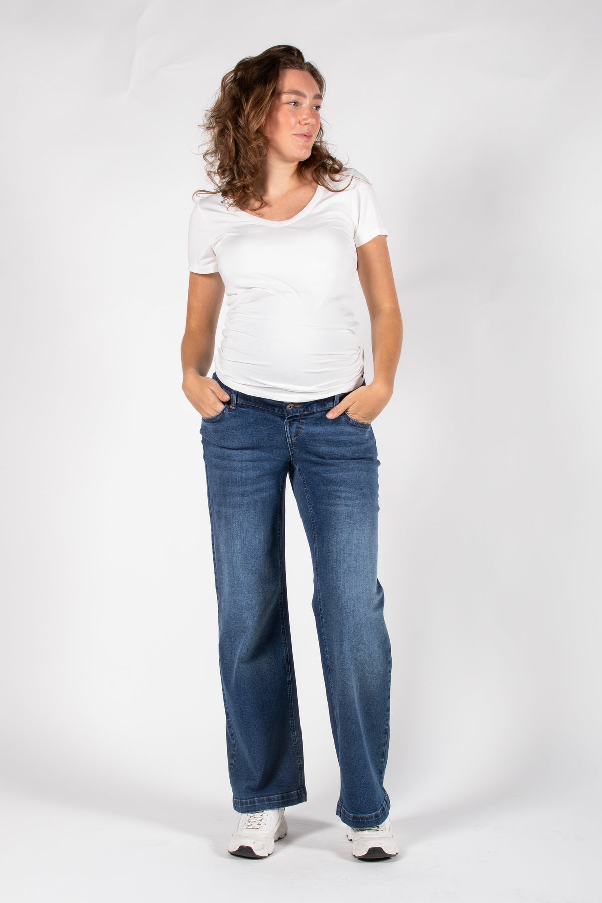 Jeans Julia Sustainable 32" Wide leg | Stone Wash
