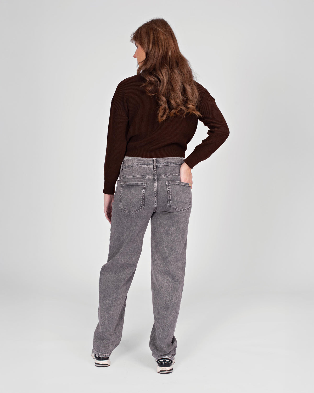 Kate Tapered fit | Grey Denim