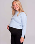 Knit Cropped | Blue