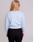 Knit Cropped | Blue