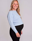 Knit Cropped | Blue