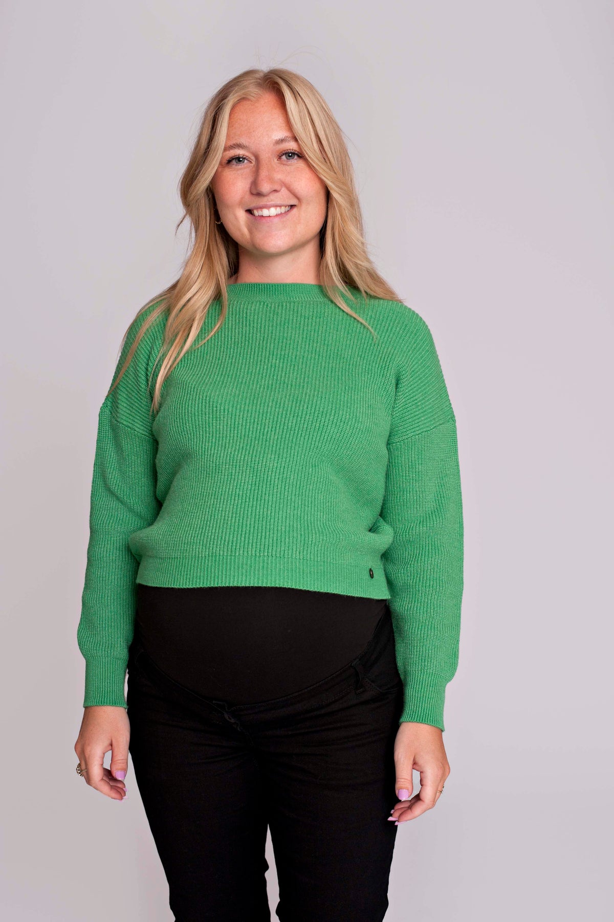 Knit Cropped | Green