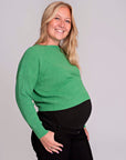 Knit Cropped | Green